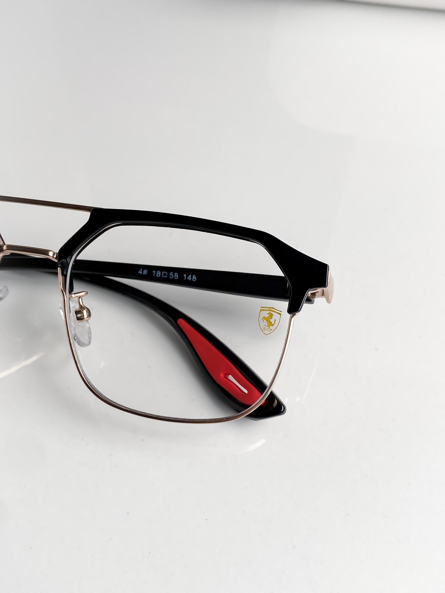 Ray Bans Black and white Unisex Sunglasses