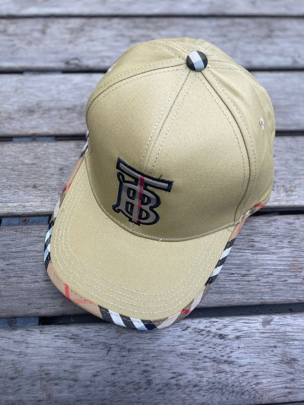 Burberrry Beige Front Logo Monogram Premium Unisex Cap