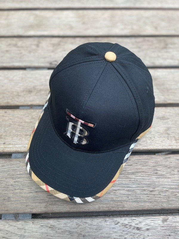 Burberry Black Front Logo Monogram Premium Unisex Cap