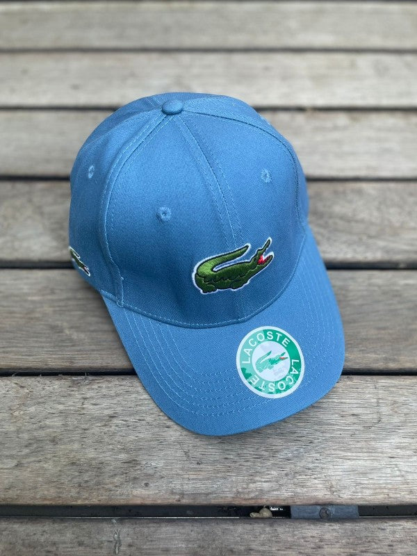 Lecoste Crocodie Logo Baby Blue Premium Unisex Cap