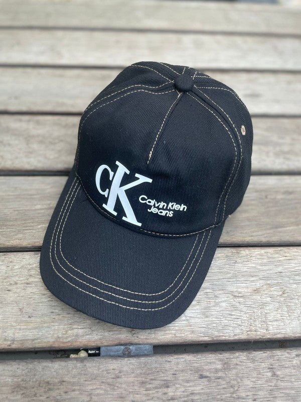 Calvin Klienn Jeans Black Embossed Premium Unisex Cap