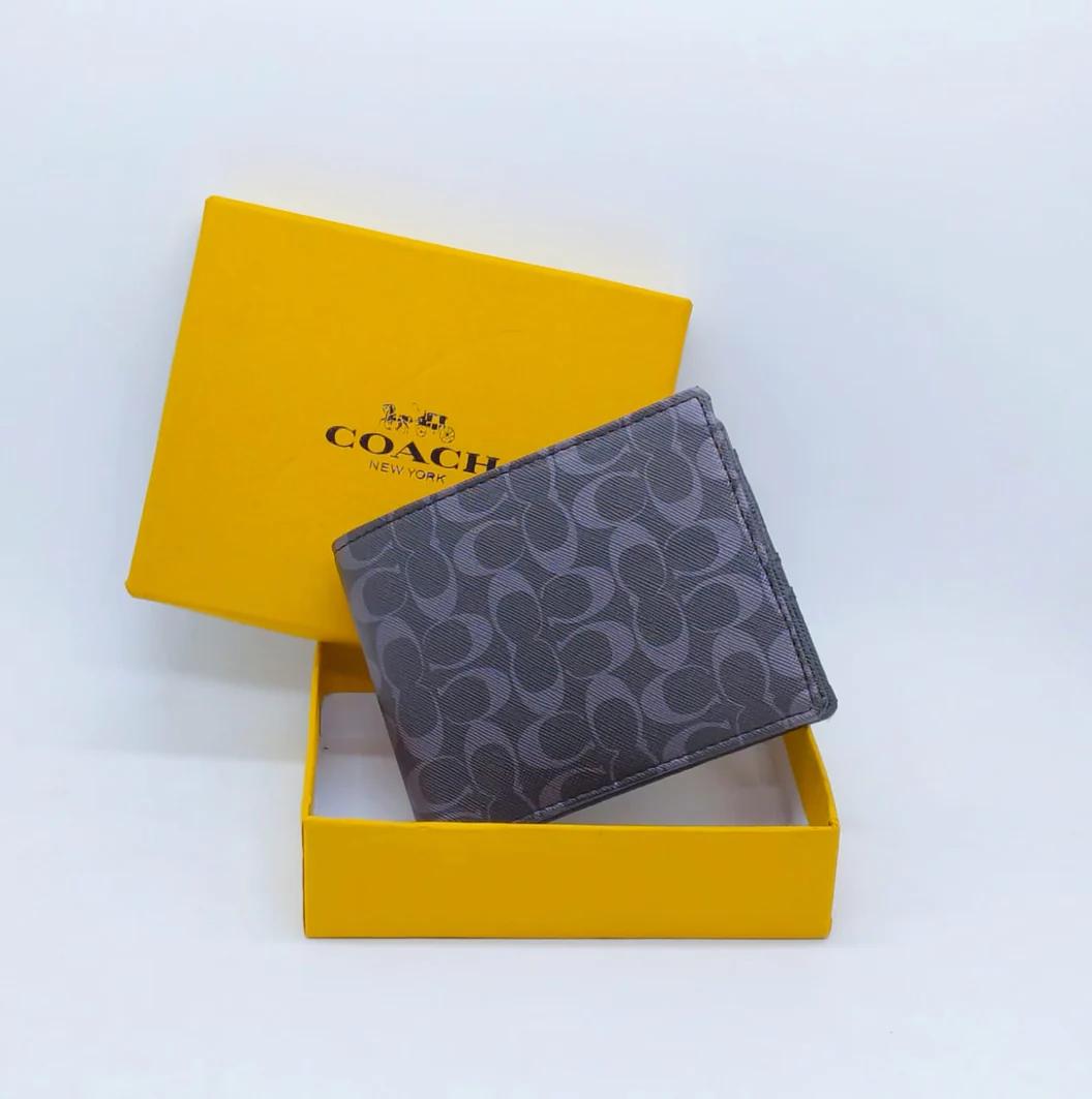 Coachh Leather Multi Color Fancy look Wallet For Men