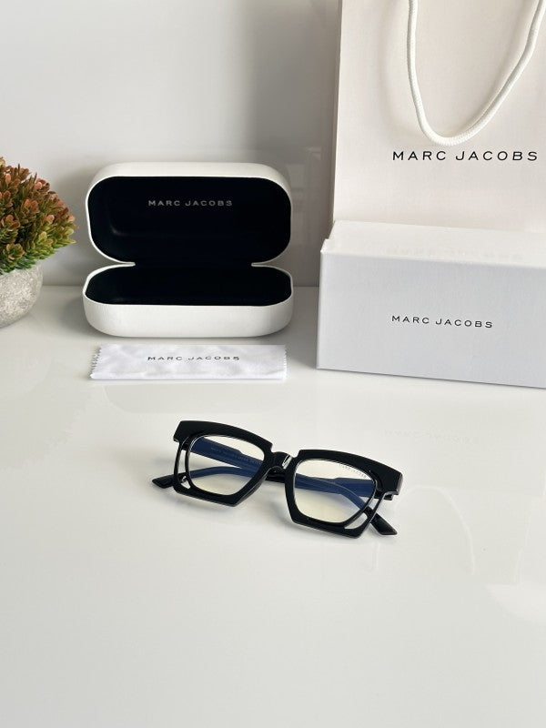 Marc Jacobss Transparent Rectangles Sunglasses