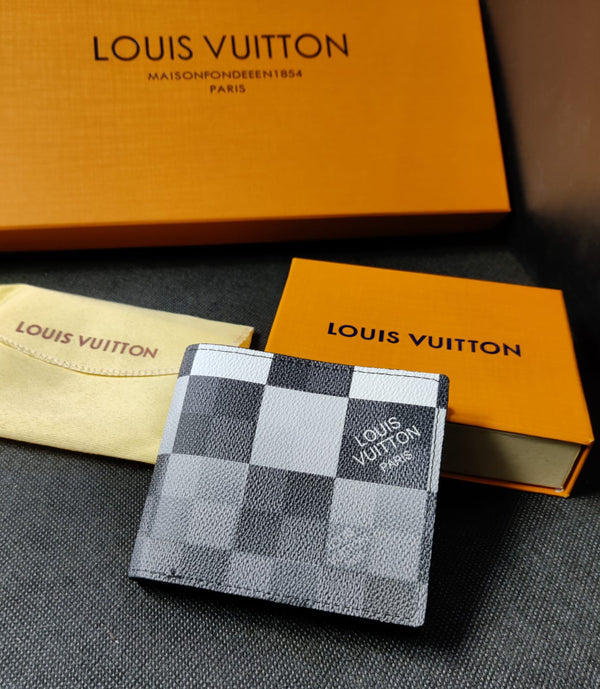 LV Leather Heavy quality Black And white latest full printed design Fa ...